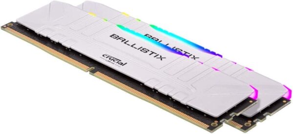 Crucial Ballistix RGB 3200 MHz DDR4 DRAM Desktop Gaming Memory Kit 16GB (8GBx2) CL16 **Local PH Release and Warranty** BL2K8G32C16U4WL (White)