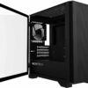 Montech AIR 100 Lite Micro-ATX Tower Ultra-Minimalist Design, Fine Mesh Front Panel, High Airflow, Unique Side Swivel Tempered Glass, Black