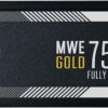 Cooler Master MWE Gold 750 V2 Full Modular, 750W, 80+ Gold Efficiency, 2 EPS Connectors, 120mm HDB Fan, Semi-fanless Operation -- MPE-7501-AFAAG-U2