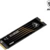 MSI SPATIUM M480 PCIe 4.0 NVMe M.2 2TB Internal SSD PCIe Gen4 NVMe 1.4 3D NAND 1400 TBW (SPATIUM M480 PCIe 4.0 NVMe M.2 2TB) - 3 Year Warranty