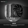 b4ec0c97166bd789df4133678f699dd4.jpg DeepCool AK620 High-Performance CPU Cooler **New Version w/ LGA1700 Support** Dual-Tower Design, 6 Copper Heat Pipes, 260W Heat Dissipation, Intel: LGA1700/2066/2011-v3/2011/1200/1151/1150/1155, AMD:AM4/AM3+/AM3/AM2+/AM2/FM2+/FM2/FM1 - R-AK620-BKNNMT-G