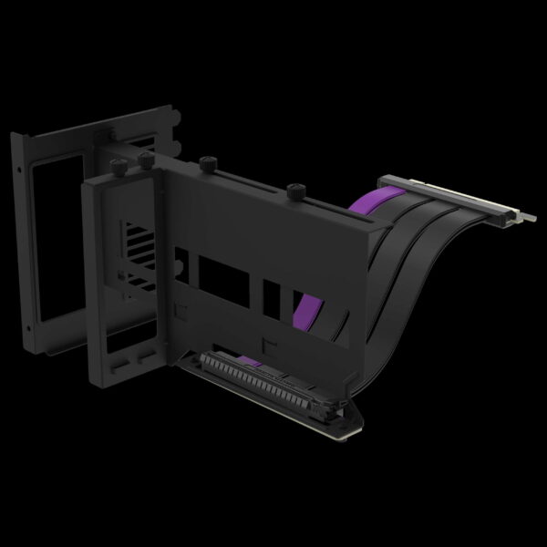 Cooler Master Gen4 Universal Vertical Graphics Card Holder Kit V2 (PCIe 4.0) - MCA-U000R-KFVK02 - For Full Tower / Standard ATX Chassis with at least 7 available PCI slots / Gen4 / Gen 4/ GPU Holder PCIe 4 / PCIe4 Riser Cable Included
