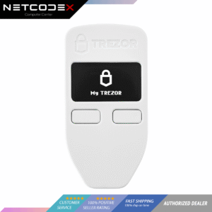 Trezor One - Crypto Hardware Wallet **with Local PH Distributor Warranty** - The Most Trusted Cold Storage for Bitcoin, Ethereum, ERC20 and Many More (White)