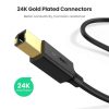 UGREEN USB 2.0 Printer Cable 3 Meters - A-Male to B-Male Cord USB A to B Cable High-Speed Scanner Cord Compatible with Hp, Canon, Brother, Samsung, Dell, Epson, Lexmark, Xerox, Piano, Dac, and More 3M US135 - 10351