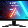 Gigabyte G27Q 27" 144Hz 1440P Gaming Monitor, 2560 x 1440 IPS Display, 1ms (MPRT) Response Time, 92% DCI-P3, VESA Display HDR400, FreeSync Premium, 1x Display Port, BLACK GP-G27Q-AP