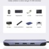 UGREEN USB C Hub 9 in 1 USB Type C HDMI Multiport Adapter Dock with 4K HDMI VGA Gigabit Ethernet PD Charging 3 USB 3.0 Ports SD Card Reader RJ45 Compatible for MacBook Pro Air 2021 2020 2019 2018 Dell XPS CM179 - 40873