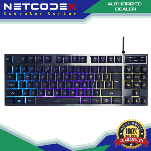 Fantech K613 Fighter TKL II Tournament Edition Gaming Keyboard - Black