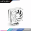 DeepCool AK400 CPU Air Cooler 220w TDP 6mm x 4 Nickel Plated Copper Heat Pipes CPU Cooler with PWM 120mm FDB Fan 1850RPM for Intel LGA 1700/1200/1151/1150/1155 AMD AM5/AM4, White -  R-AK400-WHNNMN-G-1