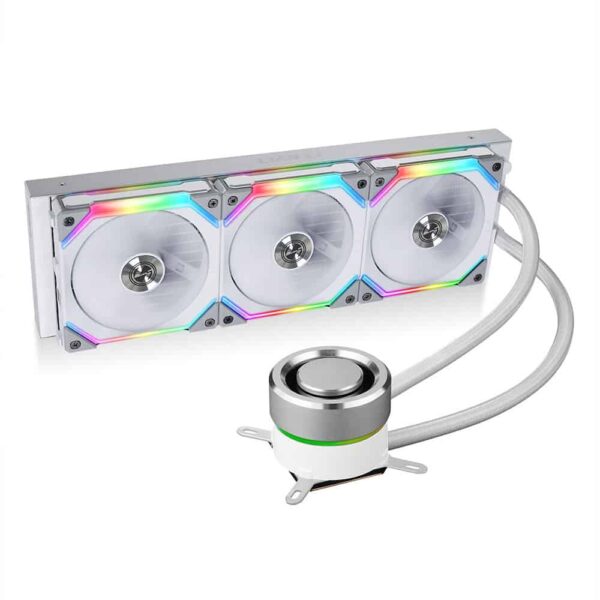be51199f50d26a6666efdf1beaea0c87.jpg Lian Li Galahad AIO 360 UNI FAN SL Edition White **LGA 1700 bracket included** CPU Cooler - GA-360SLA White LGA1700 Support