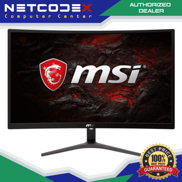 beea523aa853e6447006fc3c9fc5ce6f.png MSI Full HD FreeSync Gaming Monitor 24" Curved Non-Glare 1ms VA LED Wide Screen 1920 X 1080 75Hz Refresh Rate - Optix G241VC