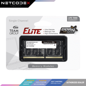 TEAMGROUP Elite DDR4 8GB Single 3200MHz PC4-25600 CL22 1.2V SODIMM 260-Pin Laptop Notebook PC Computer Memory Module Ram Upgrade - TED48G3200C22-S01