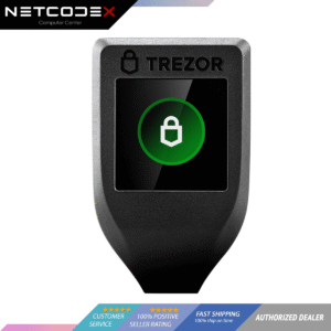 Trezor Model T **with Local PH Distributor Warranty** - Next Generation Crypto Hardware Wallet with LCD Color Touchscreen and USB-C, Store your Bitcoin, Ethereum, ERC20 and more with Total Security