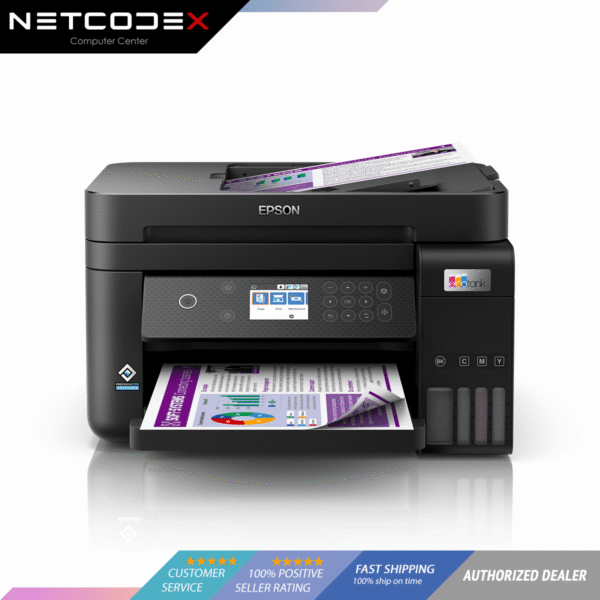 c534e35b384a2413e1ed4e471bc3d748.png Epson EcoTank L6270 A4 Wi-Fi Duplex All-in-One Ink Tank Printer with ADF | Print, Scan, Copy