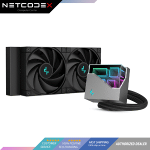 c6df12e12bd5b7c99c044c2dda4bfb1d.png DeepCool Liquid Cooler LT520 240mm 4th Gen Dual-Chamber Pump 3100RPM Multidimensional Infinity Mirror ARGB Block 280w TDP AIO Cooler Anti-Leak Tech CPU Water Cooler for AMD AM4/AM5 LGA 1700/1200