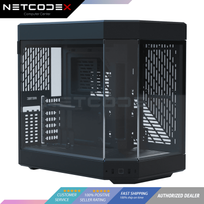 HYTE Y60 Modern Aesthetic Dual Chamber Mid-Tower ATX Computer Gaming Case Only, Black (CS-HYTE-Y60-B)