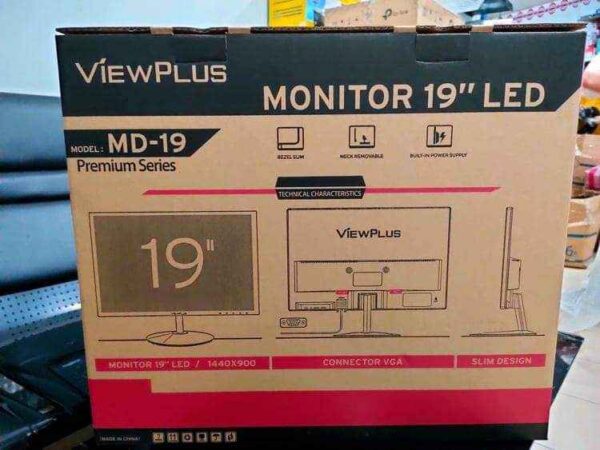 ViewPlus MD-19H 19" Inch Monitor 60Hz 5ms Blue Light Filter TN Panel 1440 x 900 Resolution VGA HDMI Monitor