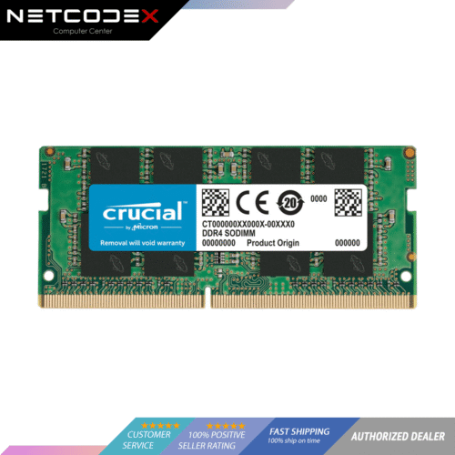 Crucial RAM 16GB DDR4 3200MHz CL22 PC4-25600 (1 x 16 GB) 1.2V 22-22-22-22 Unbuffered **PH Release with Official Crucial Limited Lifetime Warranty** SODIMM Laptop Memory CT16G4SFRA32A