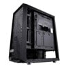 Fractal Design Meshify C Black ATX High-Airflow Compact Dark Tint Tempered Glass Window Mid Tower Computer Case, Blackout FD-CA-MESH-C-BKO-TG