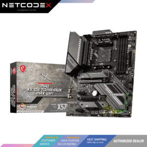 MSI MAG X570S TOMAHAWK MAX WIFI 6e 2.5G LAN Realtek® ALC4080 AM4 AMD X570 SATA 6Gb/s ATX AMD Motherboard **New and improved without Heatsink Fan**