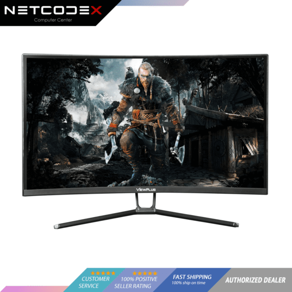 ViewPlus ML-27CK 27" Curved QHD 2560 x 1440 144hz VA 3*HDMI+1*DP+1 AUDIO Adaptive Sync