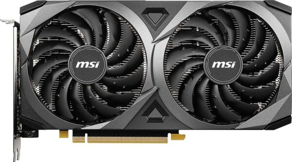 MSI Gaming GeForce RTX 3060 Ventus 2X 12G OC LHR 12GB 15 Gbps GDRR6 192-Bit HDMI/DP PCIe 4 Torx Twin Fan Ampere OC Graphics Card