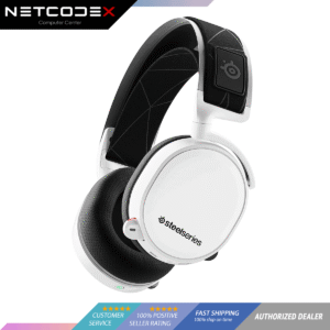 SteelSeries Arctis 7 - Lossless Wireless Gaming Headset with DTS Headphone: X v2.0 Surround - For PC and PlayStation - White