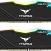 TEAMGROUP T-Force Delta RGB DDR4 32GB (2x16GB) 3200MHz (PC4-25600) CL16 1.35v **Local PH Release and Warranty** Desktop Memory Module Ram Tforce Delta TF3D432G3200HC16CDC01 - Black