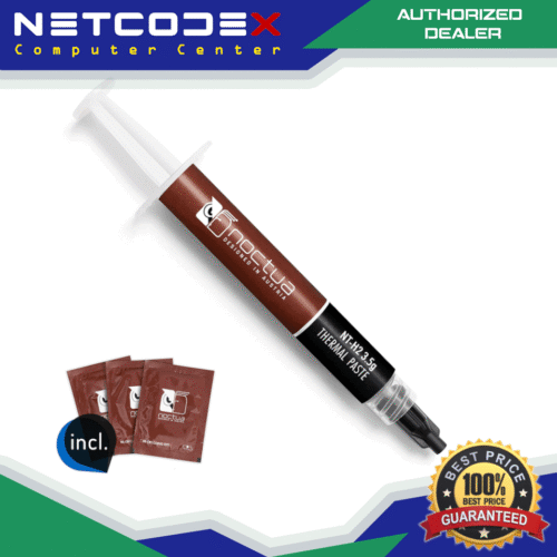 Noctua NT-H2 3.5g Pro-Grade Thermal Compound Paste including 3 Cleaning Wipes (3.5g) NT H2 one of the best, Kryonaut killer
