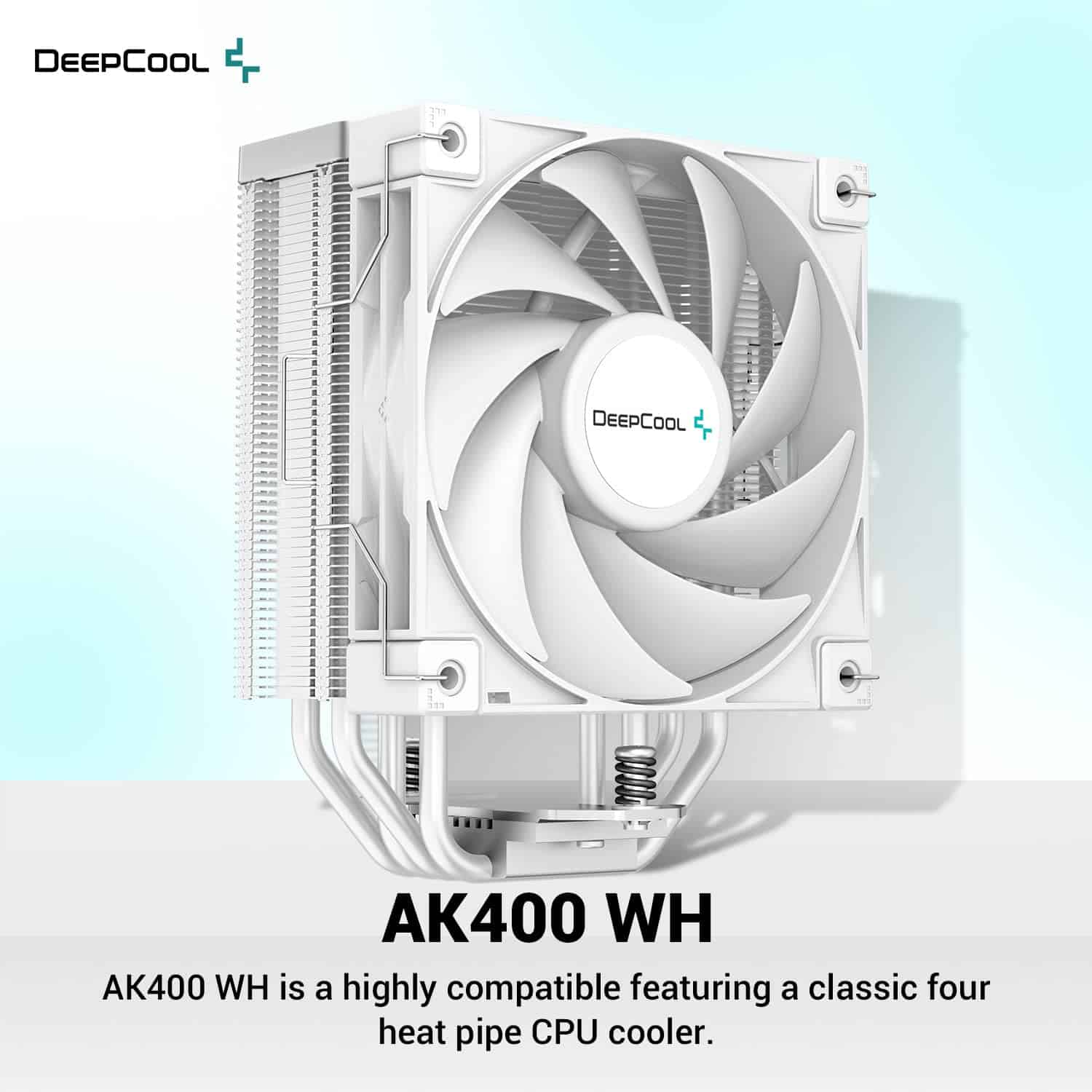 Buy DeepCool AK400 CPU Air Cooler 220w TDP 6mm x Nickel Plated Copper  Heat Pipes CPU Cooler with PWM 120mm FDB Fan 1850RPM for Intel LGA  1700/1200/1151/1150/1155 AMD AM5/AM4, White