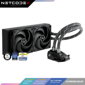 ARCTIC Liquid Freezer II 240 **NEW QC Passed / Intel LGA1700 and AMD AM5 Sockets Ready** Multi Compatible All-in-One CPU AIO Water Cooler, Compatible with Intel & AMD, Fan Speed: 200-1800 RPM - Intel 1700, 1200, 115X, 2011-3, AMD AM4 AM5 support - Black