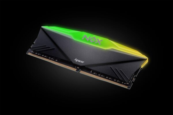 Apacer NOX RGB 16GB (2x8GB) KIT DDR4 3200MHz 1.35V CL16 (16-20-20-38) Desktop Memory Black - 2 pack