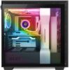 NZXT Kraken Z63 RGB 280mm White **LGA 1700 bracket included** - RL-KRZ63-RW - AIO RGB CPU Liquid Cooler - Customizable LCD Display - Improved Pump - Powered by CAM V4 - RGB Connector - AER RGB 2 140mm Radiator Fans (2 Included) LGA1700 Support
