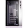 LIAN LI PC-O11 Dynamic White Tempered Glass on the Front and Left Side, Chassis Body SECC O11 Dynamic ATX Mid Tower Gaming Computer Case - PC-O11DXW
