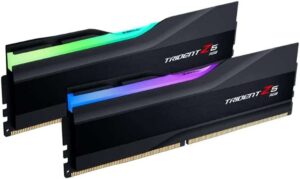 G.Skill Trident Z5 RGB DDR5 RAM 6000 MT/s CL30 1.40V Intel XMP 64GB (2x32GB) Black Desktop Memory - F5-6000J3040G32GX2-TZ5RK