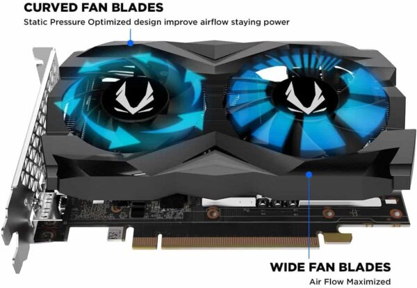 ZOTAC Gaming GeForce GTX 1660 Super 6GB GDDR6 192-bit Gaming Graphics Card, Super Compact, ZT-T16620F-10L