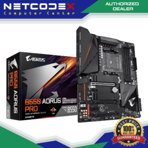 GIGABYTE B550 AORUS PRO (AM4 AMD/B550/ATX/Dual M.2/ SATA 6Gb/s/USB 3.2 Gen 2/2.5 GbE LAN/ALC1220-VB/RGB Fusion 2.0/PCIe4/DDR4/Gaming Motherboard) Supports 5000 Series AMD Ryzen