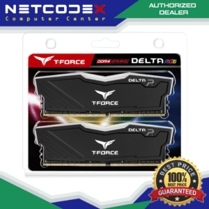 df111c23d61fcb7ccebbda472d947682.png Teamgroup T-Force Delta RGB BLACK 16GB (2 x 8GB) CL16 288-Pin DDR4 SDRAM DDR4 3200 (PC4 25600) Intel XMP & Expo AMD 2.0 Desktop Memory Model Tforce 3200mhz - TF3D416G3200HC16CDC01