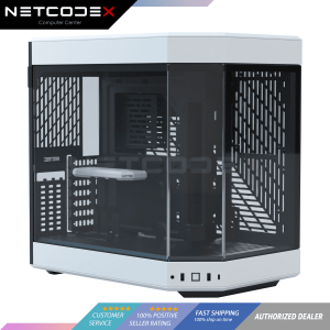 HYTE Y60 Modern Aesthetic Dual Chamber Mid-Tower ATX Computer Gaming Case Only, White (CS-HYTE-Y60-BW)