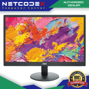 AOC E970SWNL 18.5 inch TN 18.5" Black Monitor 1366x768 Monitor, 5ms response time, 20M:1 dynamic contrast ratio, VGA, VESA compatible, EPEAT Silver, EnergyStar