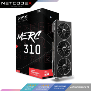 XFX SPEEDSTER MERC 310 AMD Radeon RX 7900 XTX Black Edition 24GB GDDR6 Gaming Graphics Card - RX-79XMERCB9