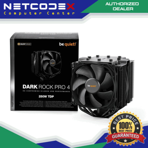 be quiet! Dark Rock Pro 4 CPU Cooler with Silent Wings **w/ LGA 1700 bracket** - PWM Fan - 135 mm 250W TDP BK022