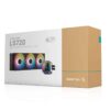 DeepCool LS720 A-RGB Premium Liquid AIO CPU Cooler 360mm for AMD AM4/AM5 Intel LGA 2066/2011/1700/1200/1151/1150/1155 - Black - 5-Year Warranty (R-LS720-BKAMNT-G-1)
