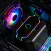 Cooler Master MasterFan 3 in 1 (3 pack) MF120 Halo Duo-Ring Addressable RGB Lighting 120mm 3 Pack w/ 24 Independently-Controlled LEDS, Absorbing Rubber Pads, PWM Static Pressure for Computer Case & Liquid Radiator (MFL-B2DN-183PA-R1)