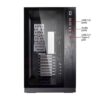 LIAN LI PC-O11 Dynamic Black Tempered Glass on the Front and Left Side, Chassis Body SECC ATX O11 Dynamic Mid Tower Gaming Computer Case - PC-O11DX