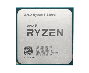 AMD Ryzen 5 5600G 6-Core 12-Thread Tray/MPK Desktop Processor with Radeon Graphics AM4 w/ original AMD heatsink and fan - 100-100000252MPK