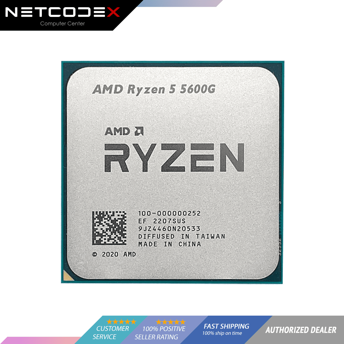 AMD Ryzen 5 5600G 6 core 12 thread Desktop CPU Processor Radeon Graphics