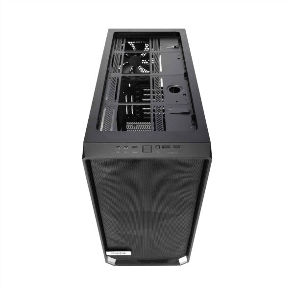Fractal Design Meshify S2 Black ATX Modular High-Airflow Light Tint Tempered Glass Window Mid Tower Computer Case, Blackout FD-CA-MESH-S2-BKO-TGL