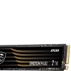 MSI SPATIUM M480 PCIe 4.0 NVMe M.2 2TB Internal SSD PCIe Gen4 NVMe 1.4 3D NAND 1400 TBW (SPATIUM M480 PCIe 4.0 NVMe M.2 2TB) - 3 Year Warranty