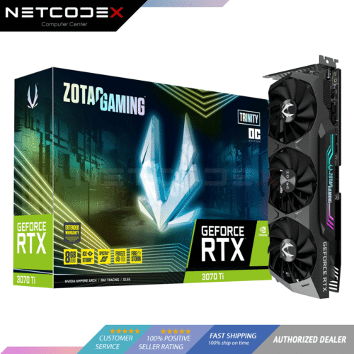 ZOTAC Gaming GeForce RTX™ 3070 Ti Trinity OC 8GB GDDR6X 256-bit 19 Gbps PCIE 4.0 Gaming Graphics Card, IceStorm 2.0 Advanced Cooling, Spectra 2.0 RGB Lighting, ZT-A30710J-10P