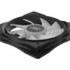 DEEPCOOL RF120 W Single Color LED Fan ( RF120W ) - 120mm 9-Blade White LED Cooling Fan with 3-pin/LP4 Power Connector DP-FLED-RF120-WH